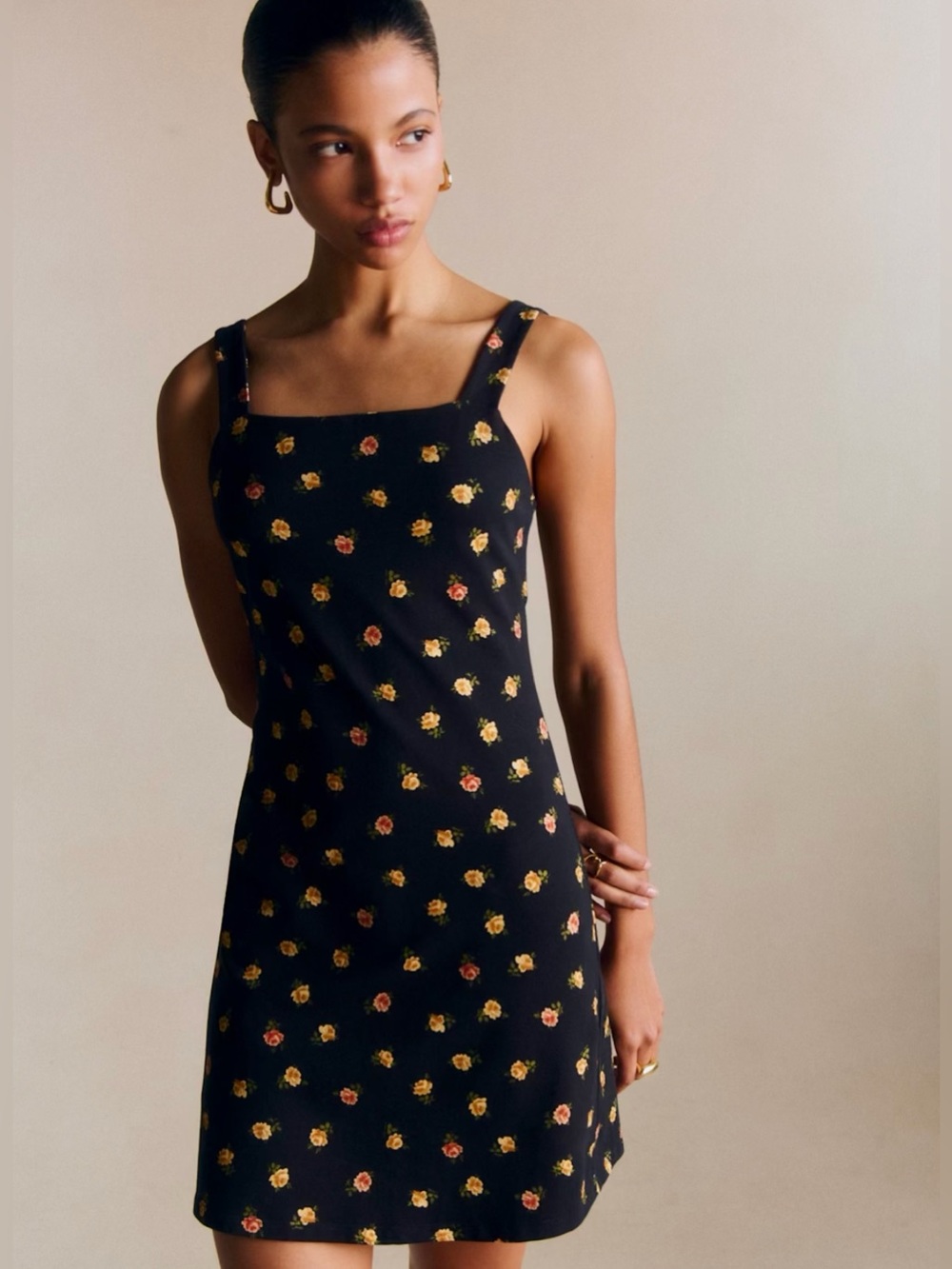 (New) Sézane Lison Floral Cotton Dress